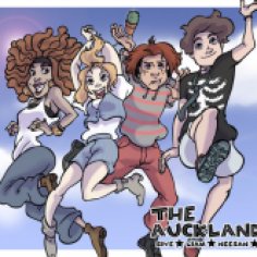 The Aucklanders Cover (2010) Colored with Photoshop